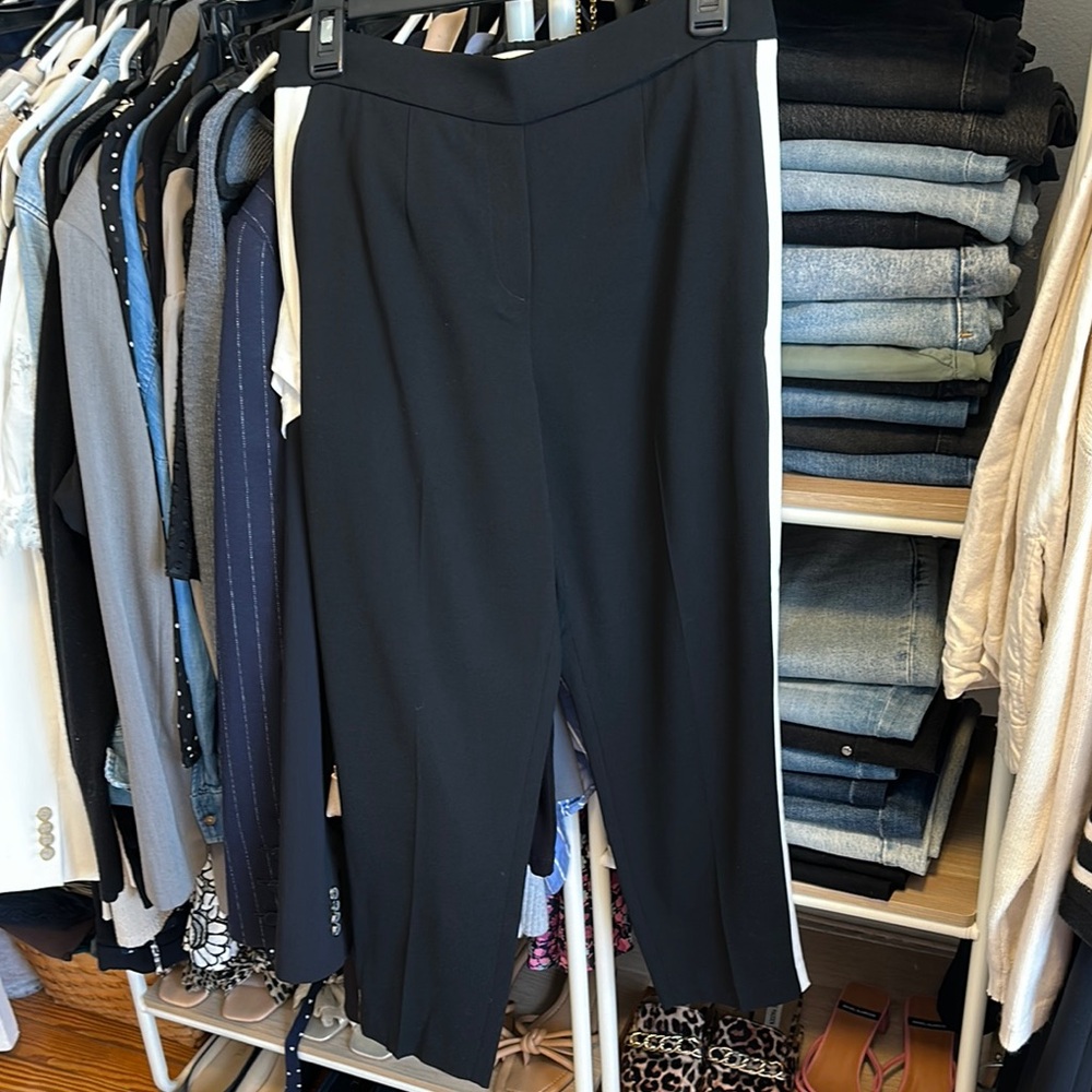 Babaton Black Trousers Full-Length Relaxed Fit